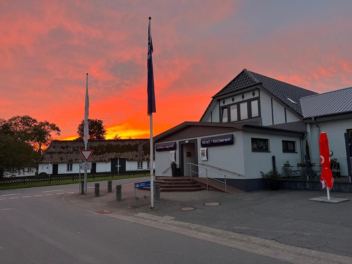 Schroeders Gaestehaus Langstedt Exterior foto